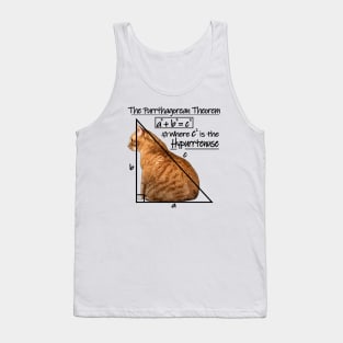 The Purrthagorean Theorem to find the hypurrtenuse Tank Top